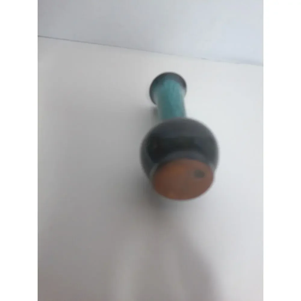 Vintage Green Mountains Pottery Vermont Drip Glaze Bud Vase